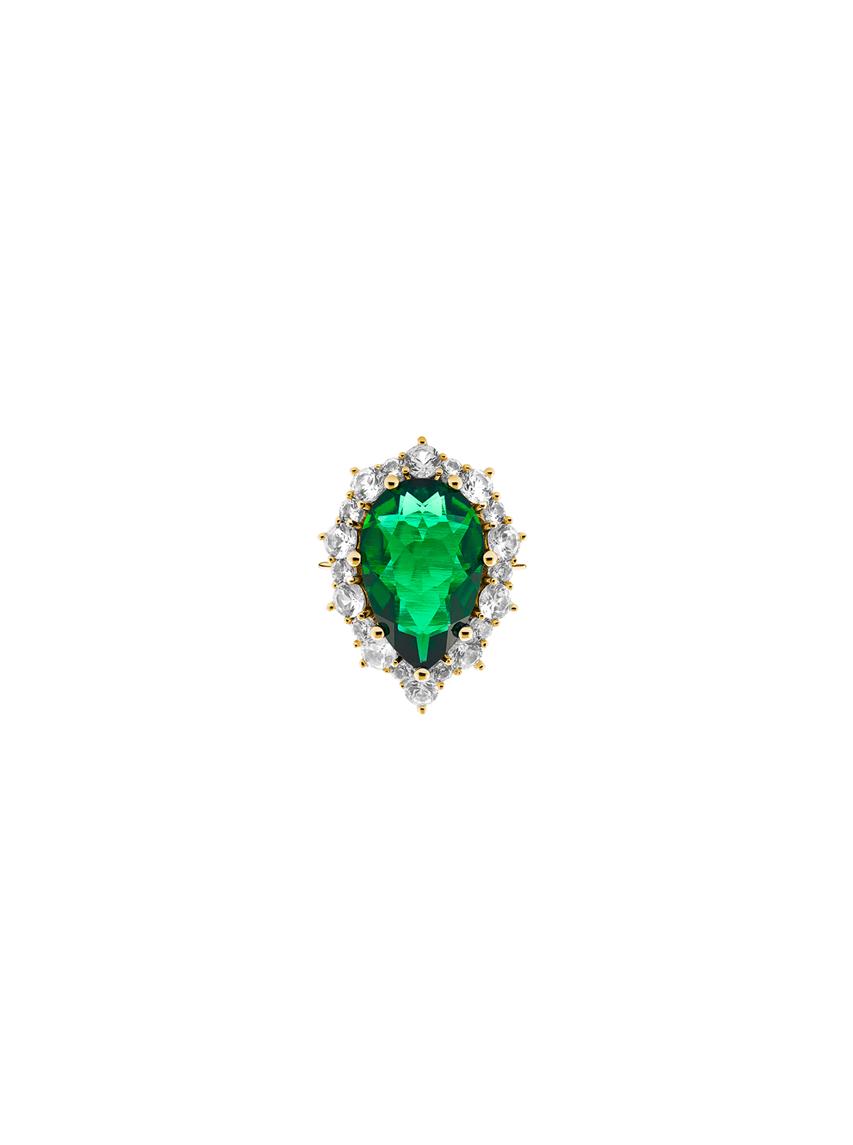 BARTLETT, LAB EMERALD RING, GOLD