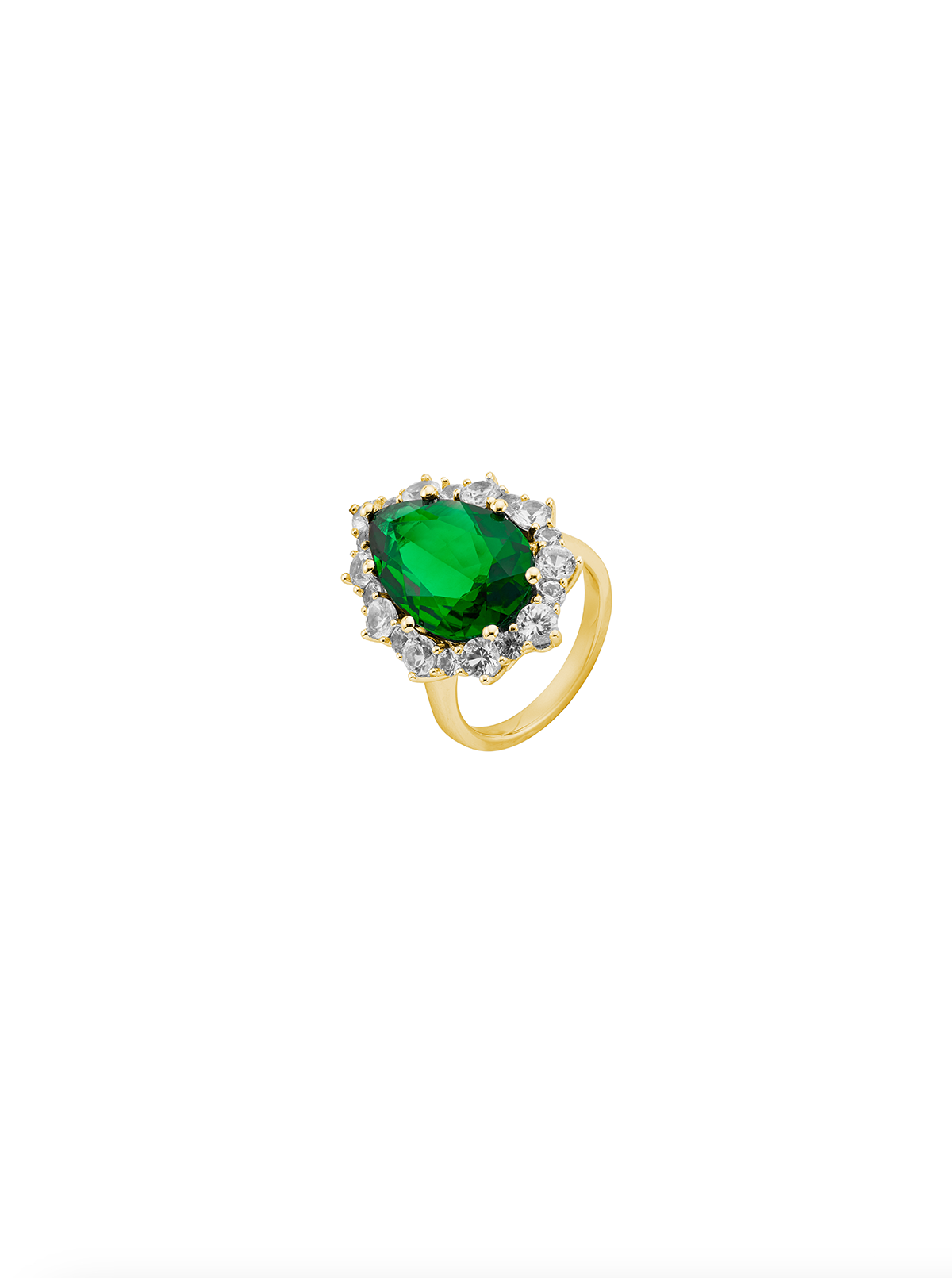 BARTLETT, LAB EMERALD RING, GOLD