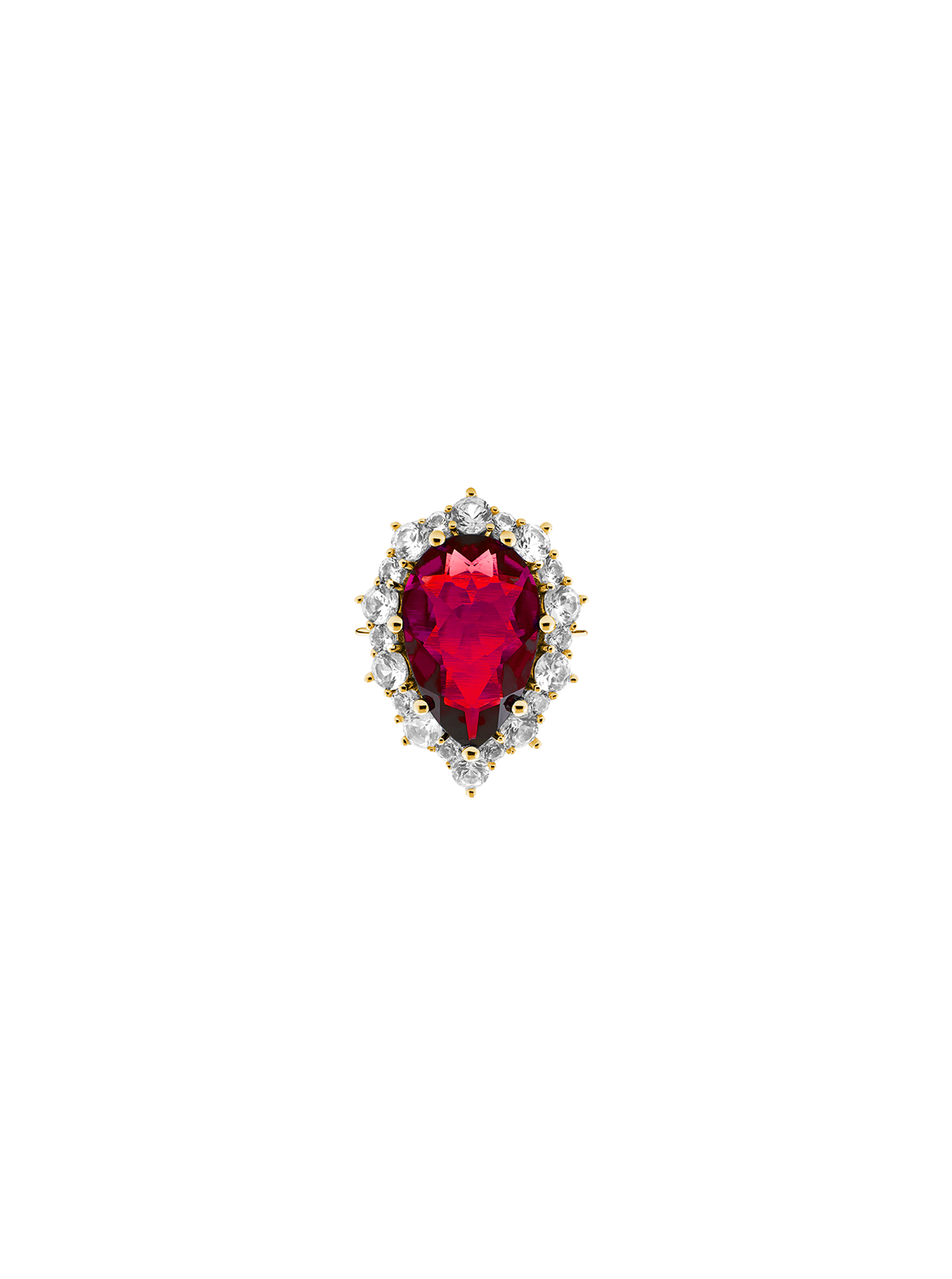 BARTLETT, LAB RED SAPPHIRE RING, GOLD