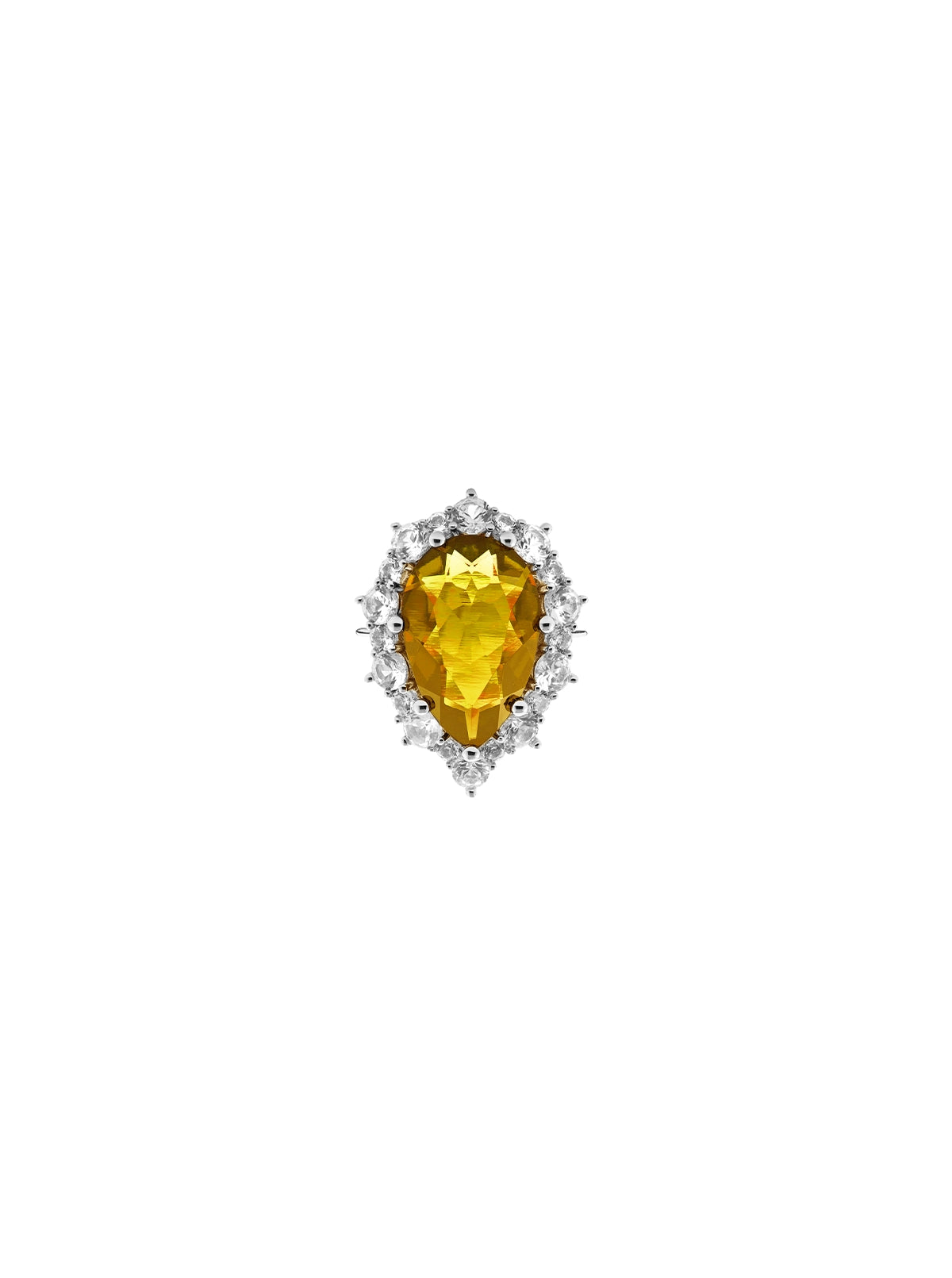 BARTLETT, LAB YELLOW SAPPHIRE RING, SILVER