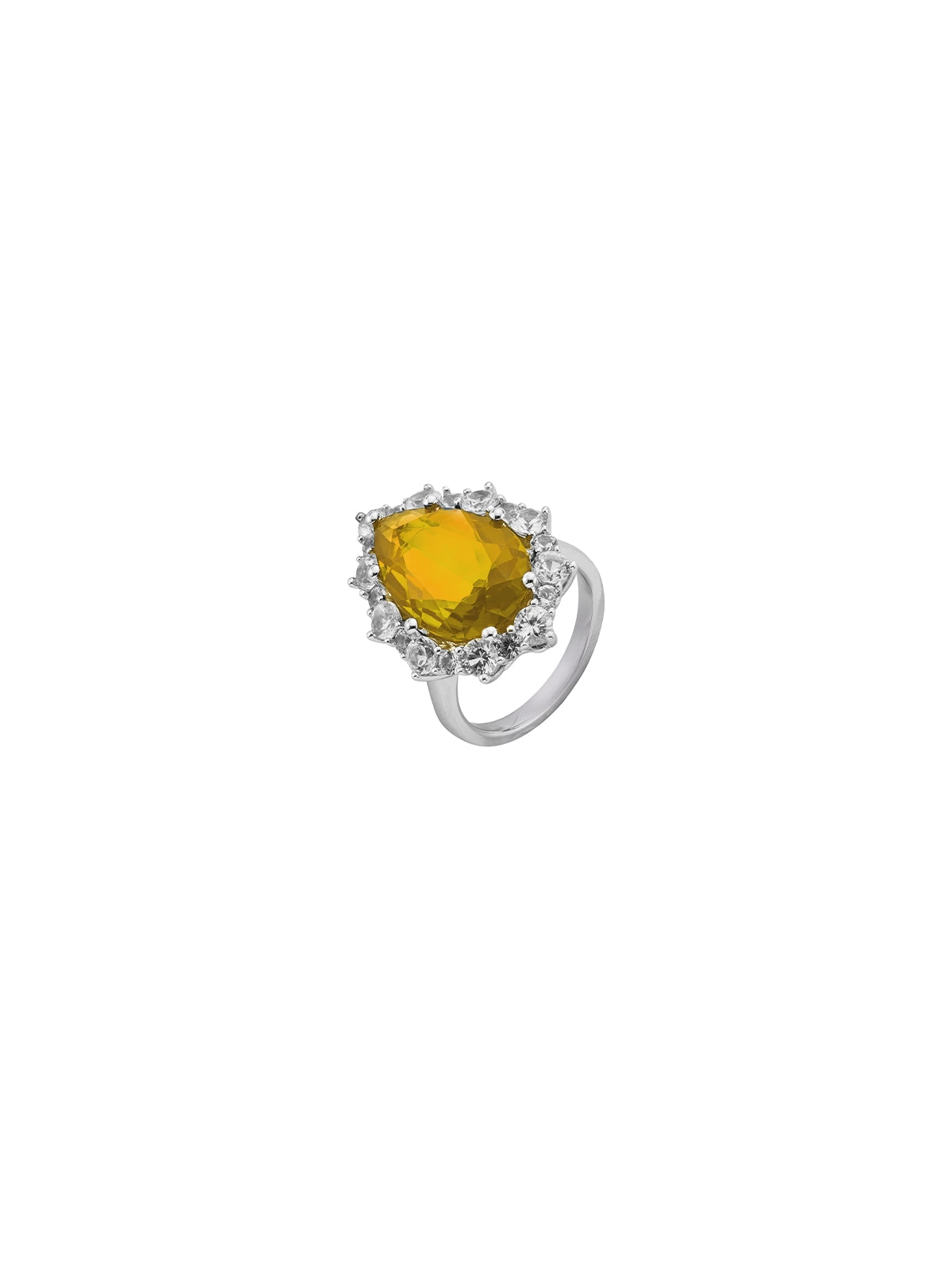 BARTLETT, LAB YELLOW SAPPHIRE RING, SILVER