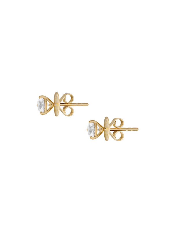 CLASSIC MARTINI ROUND CUT STUDS, GOLD