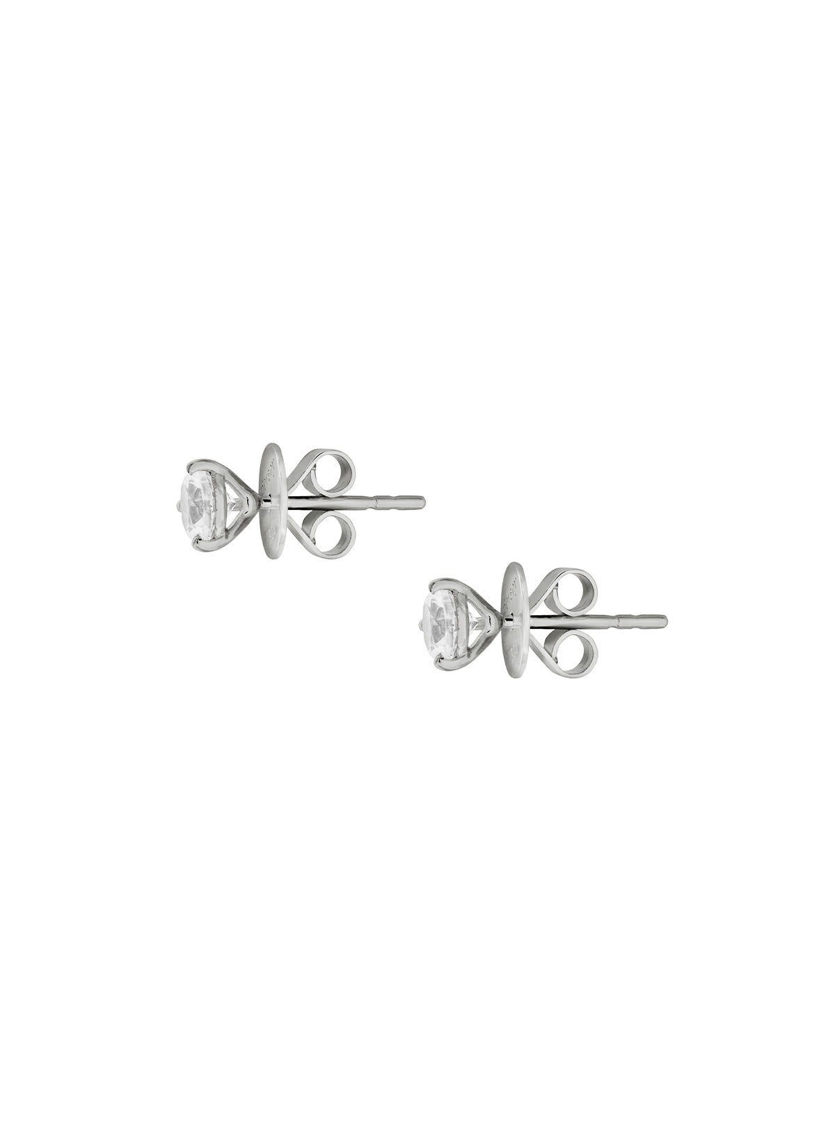 CLASSIC MARTINI ROUND CUT STUDS, SILVER