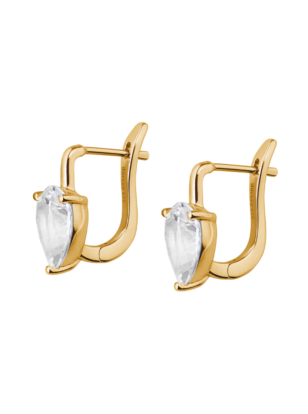 PORTER PEAR CUT DROP EARRINGS, GOLD