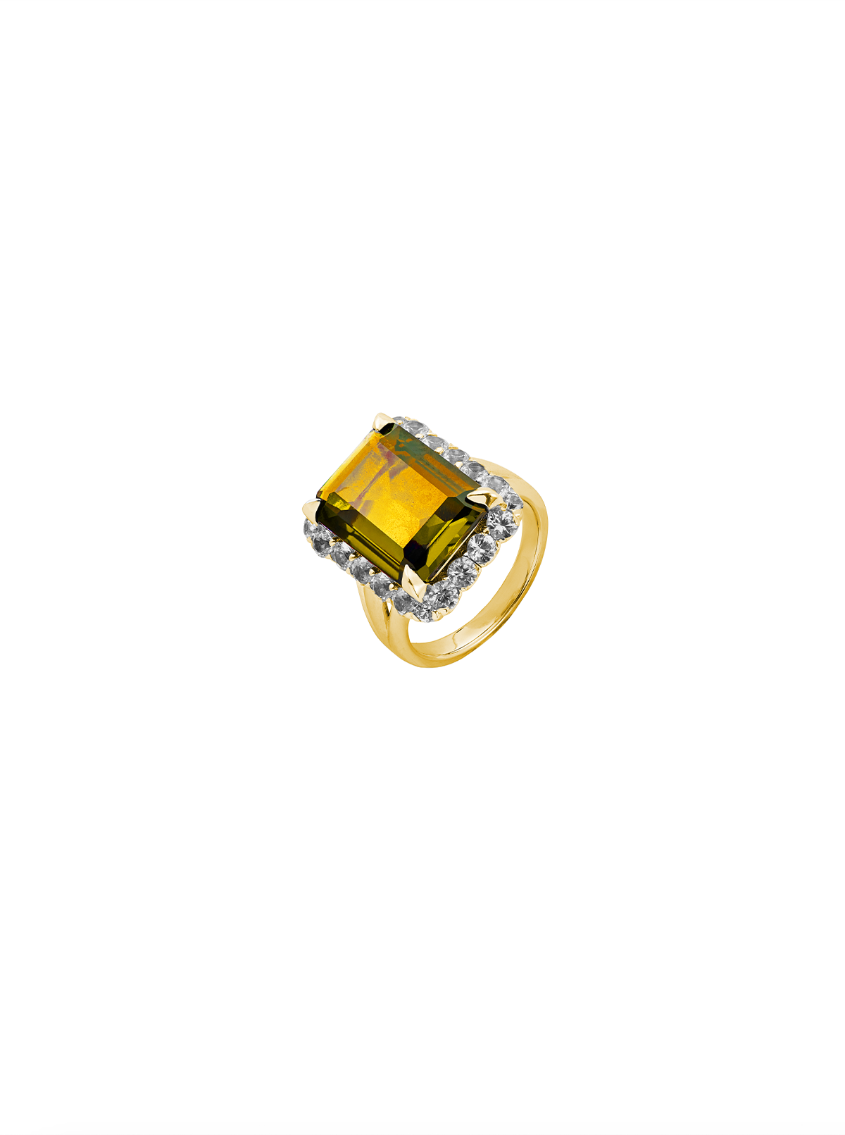 HASTINGS, LAB YELLOW SAPPHIRE RING, GOLD