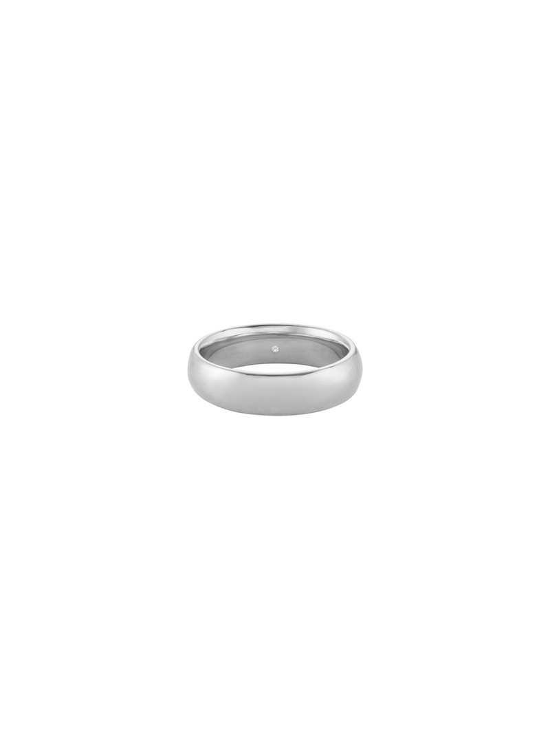 HOWARD ETERNITY BAND, SILVER