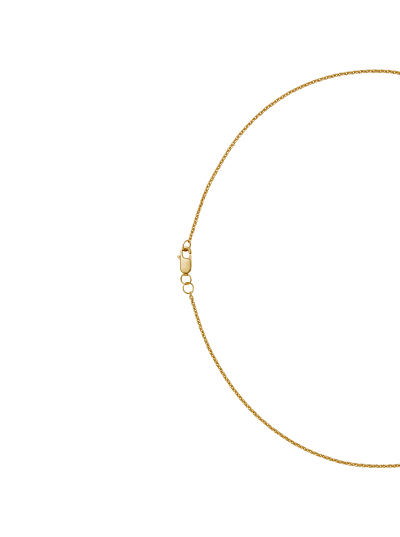 CURVE, LAB GOLD NECKLACE