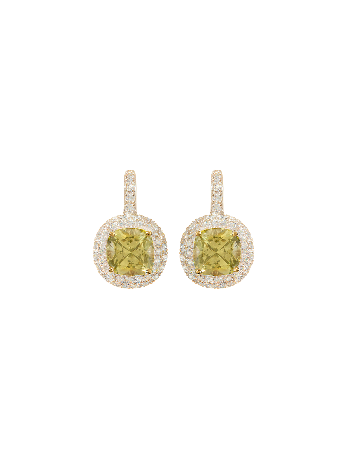 MOREAU LAB YELLOW SAPPHIRE EARRINGS, GOLD