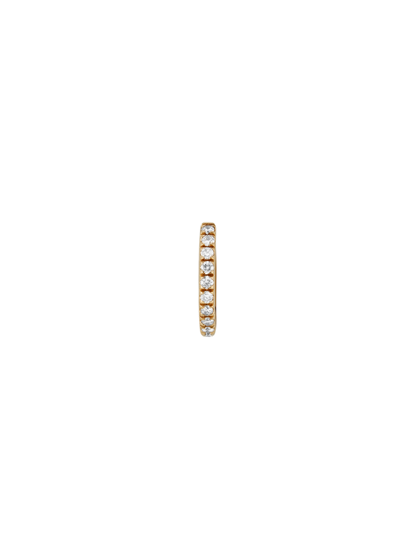 PAVÉ HUGGIE EARRING, GOLD