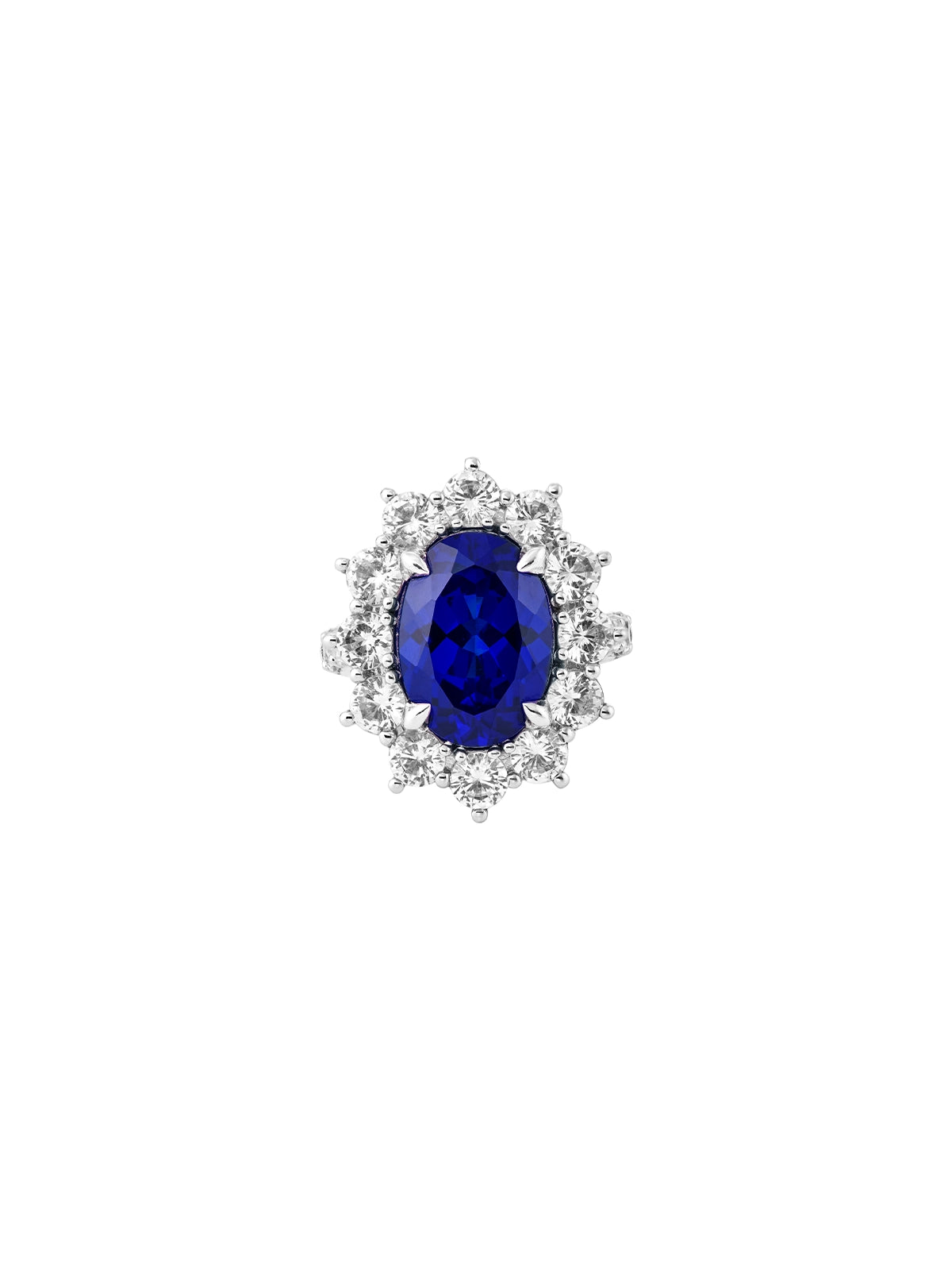 SPENCER, LAB BLUE SAPPHIRE RING, SILVER