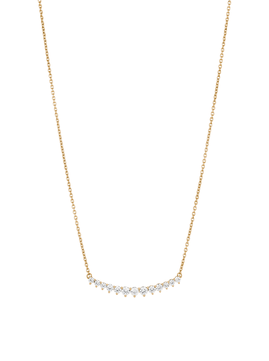 CURVE, LAB GOLD NECKLACE