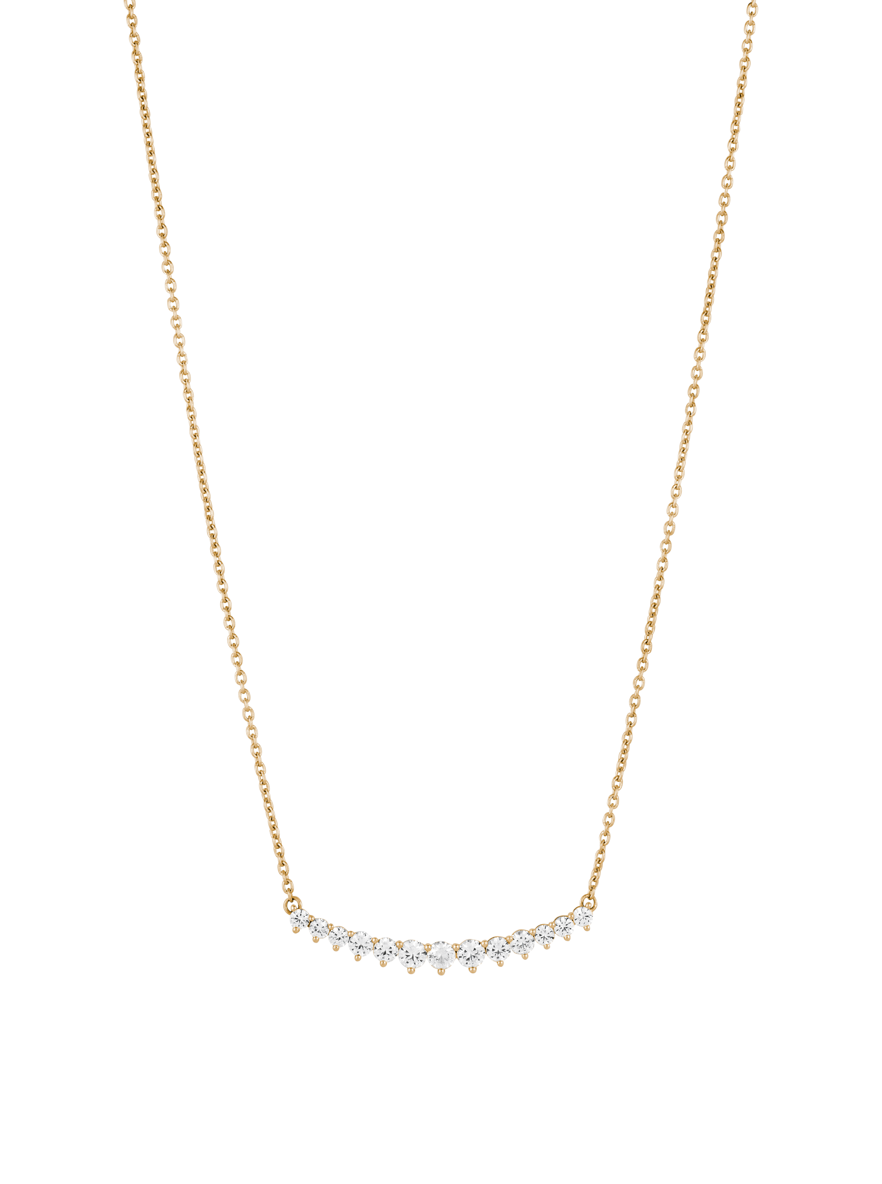 CURVE, LAB GOLD NECKLACE