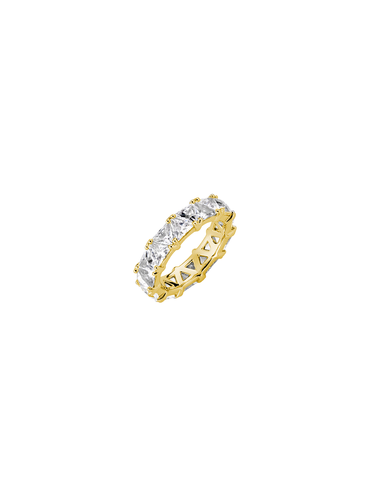 THEODORA DOUBLE TRILLION RING, GOLD