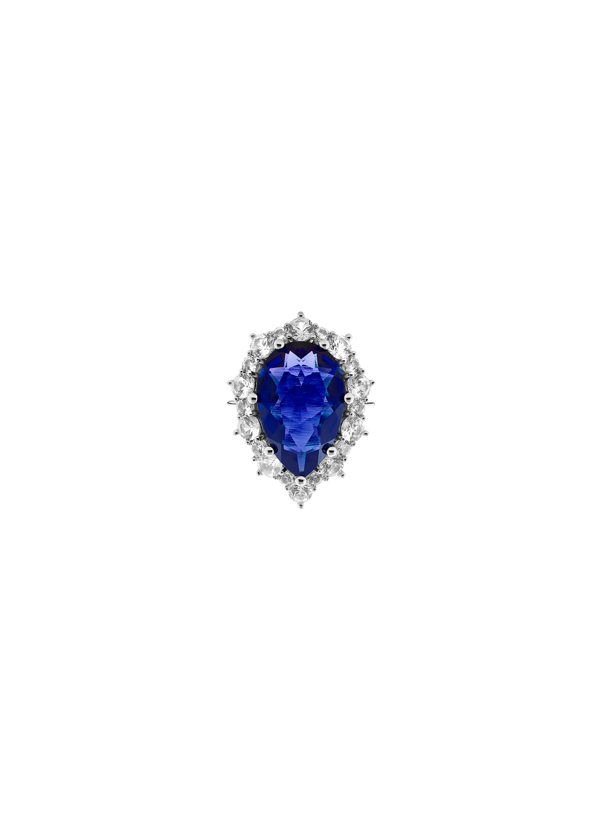 BARTLETT, LAB BLUE SAPPHIRE RING, SILVER