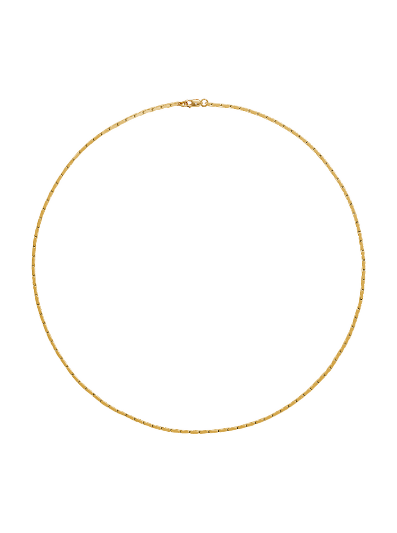 LINNEA, LAB DIAMOND GOLD CHAIN NECKLACE