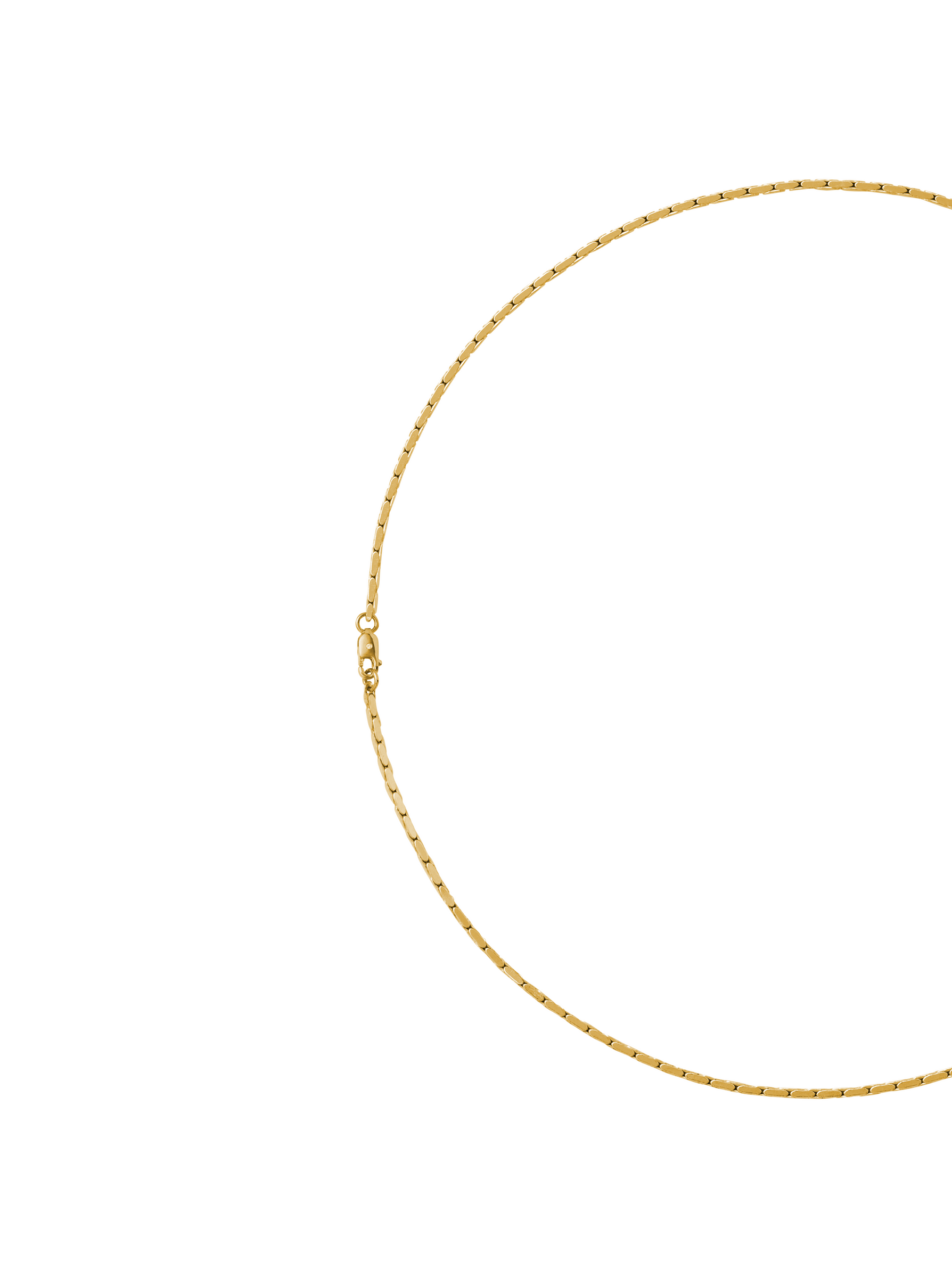 LINNEA, LAB DIAMOND GOLD CHAIN NECKLACE