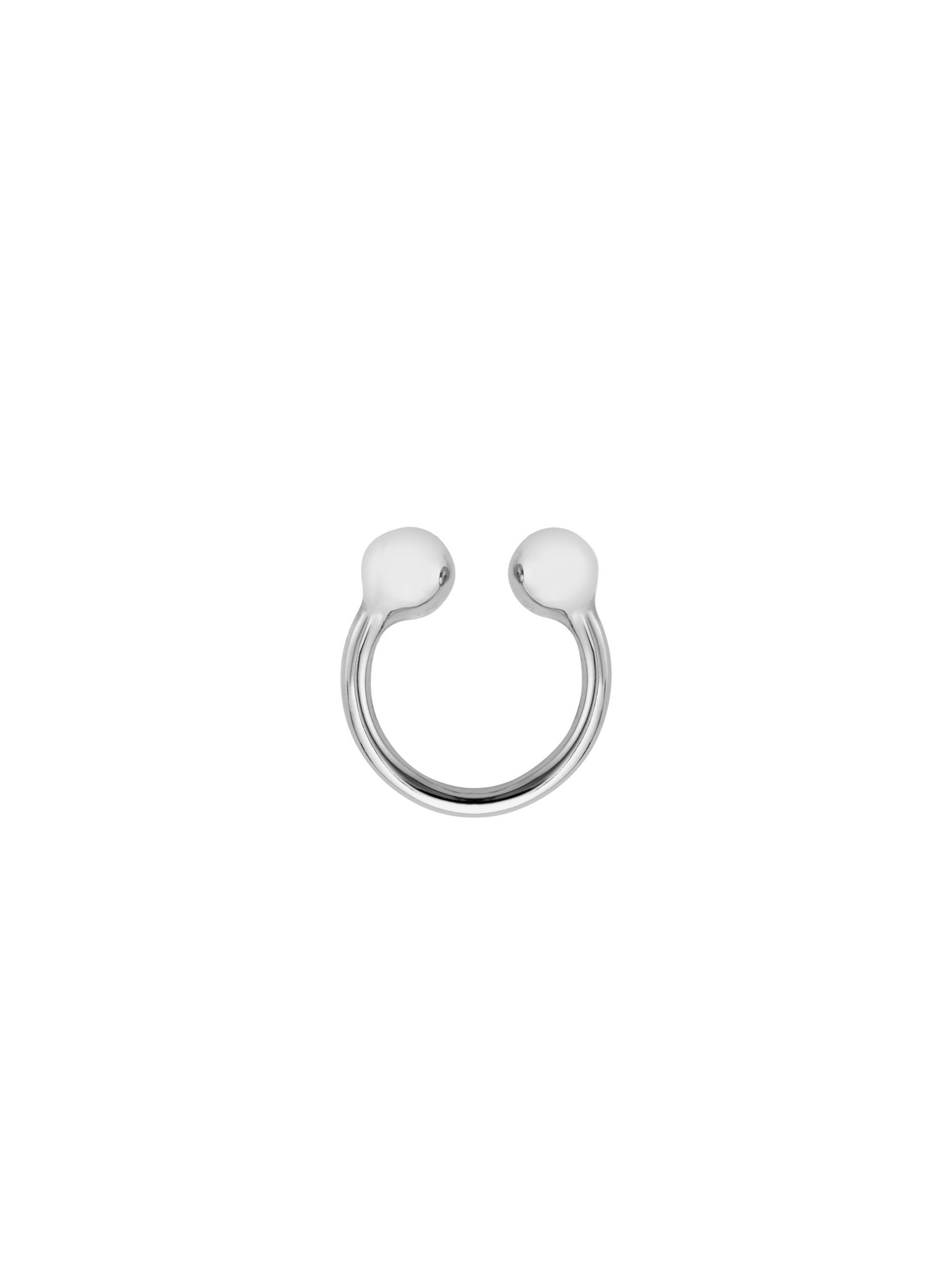 DORSEY SEPTUM CUFF, SILVER